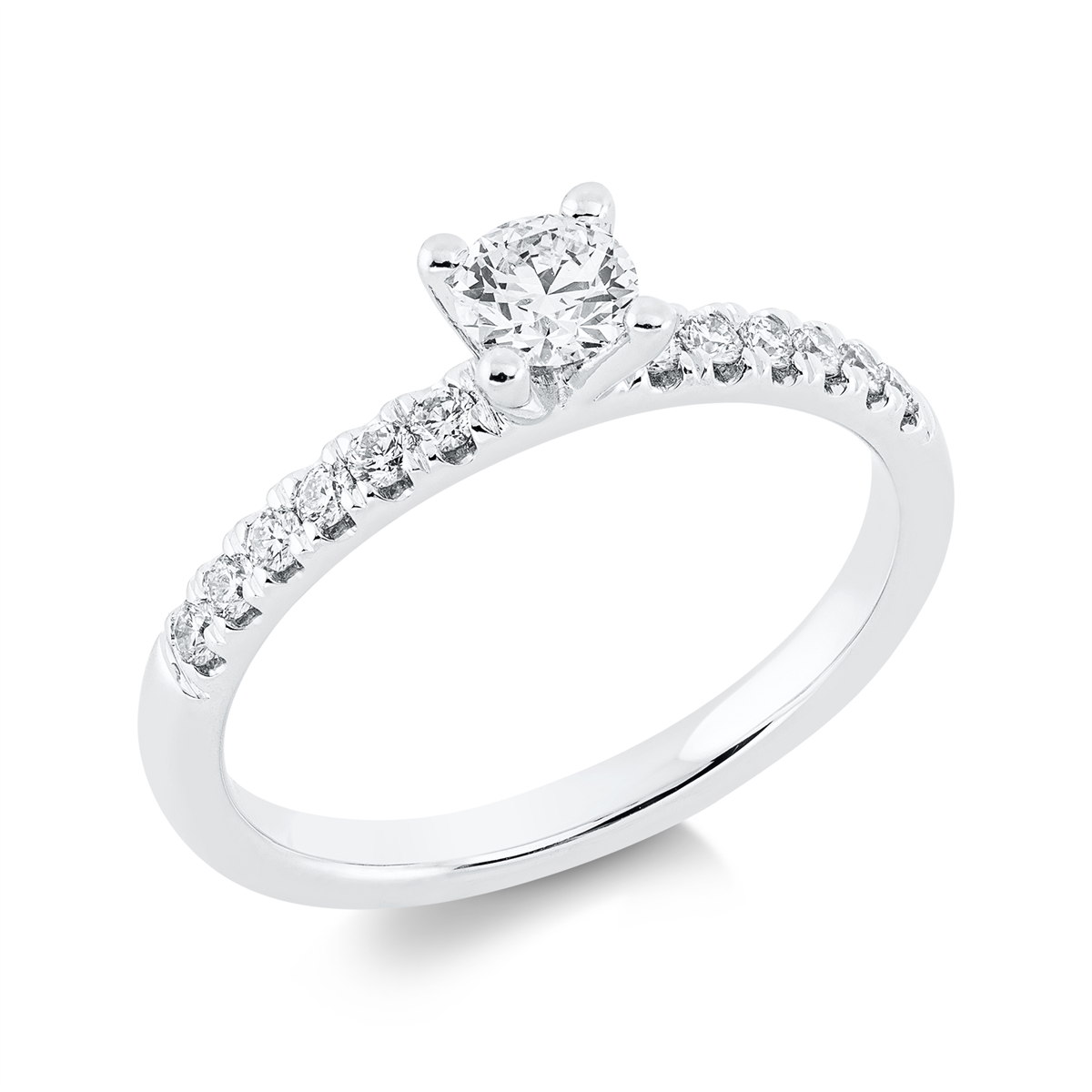 Solitaire mit Besatz Ring - 1FK98