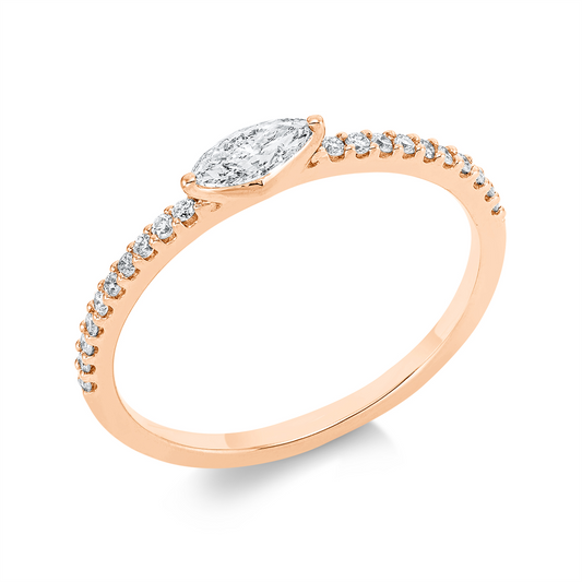 Solitaire mit Besatz Ring - 1FQ72