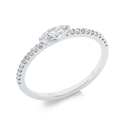Solitaire mit Besatz Ring - 1FQ72