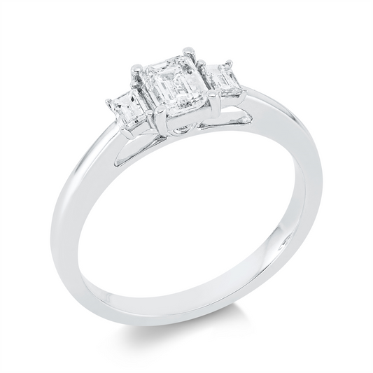 Solitaire mit Besatz Ring - 1FU14