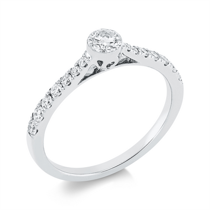 Solitaire mit Besatz Ring - 1FX50