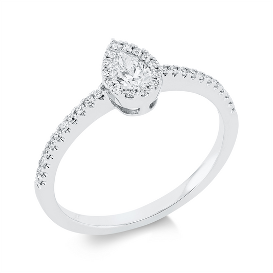 Solitaire mit Besatz Ring - 1FZ76