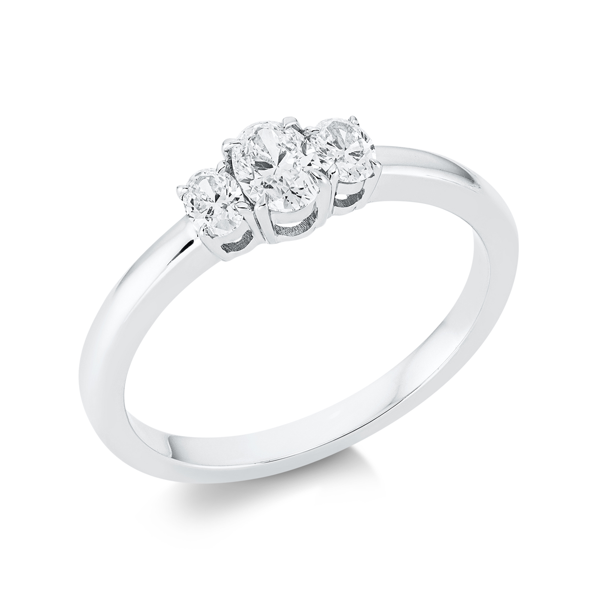Solitaire mit Besatz Ring - 1GF66