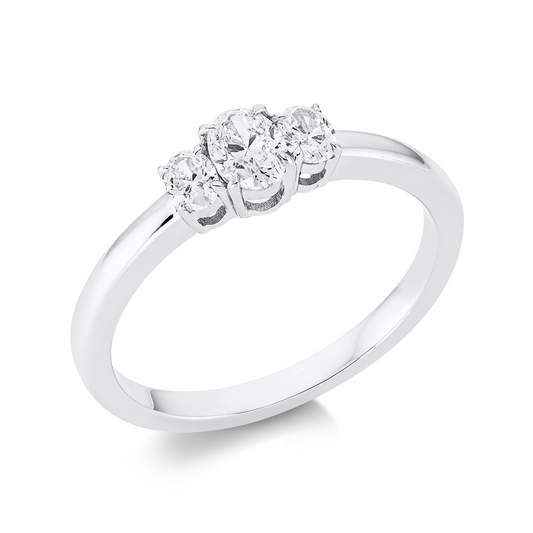 Solitaire mit Besatz Ring - 1GF66