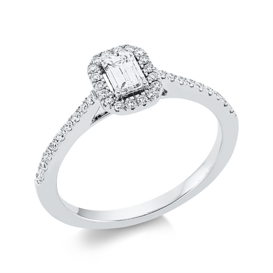 Solitaire mit Besatz Ring - 1GG87