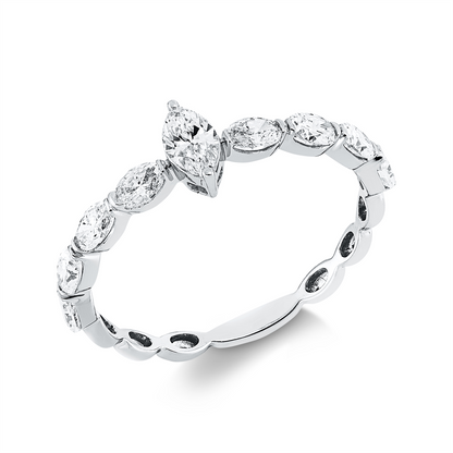 Solitaire mit Besatz Ring - 1GV72
