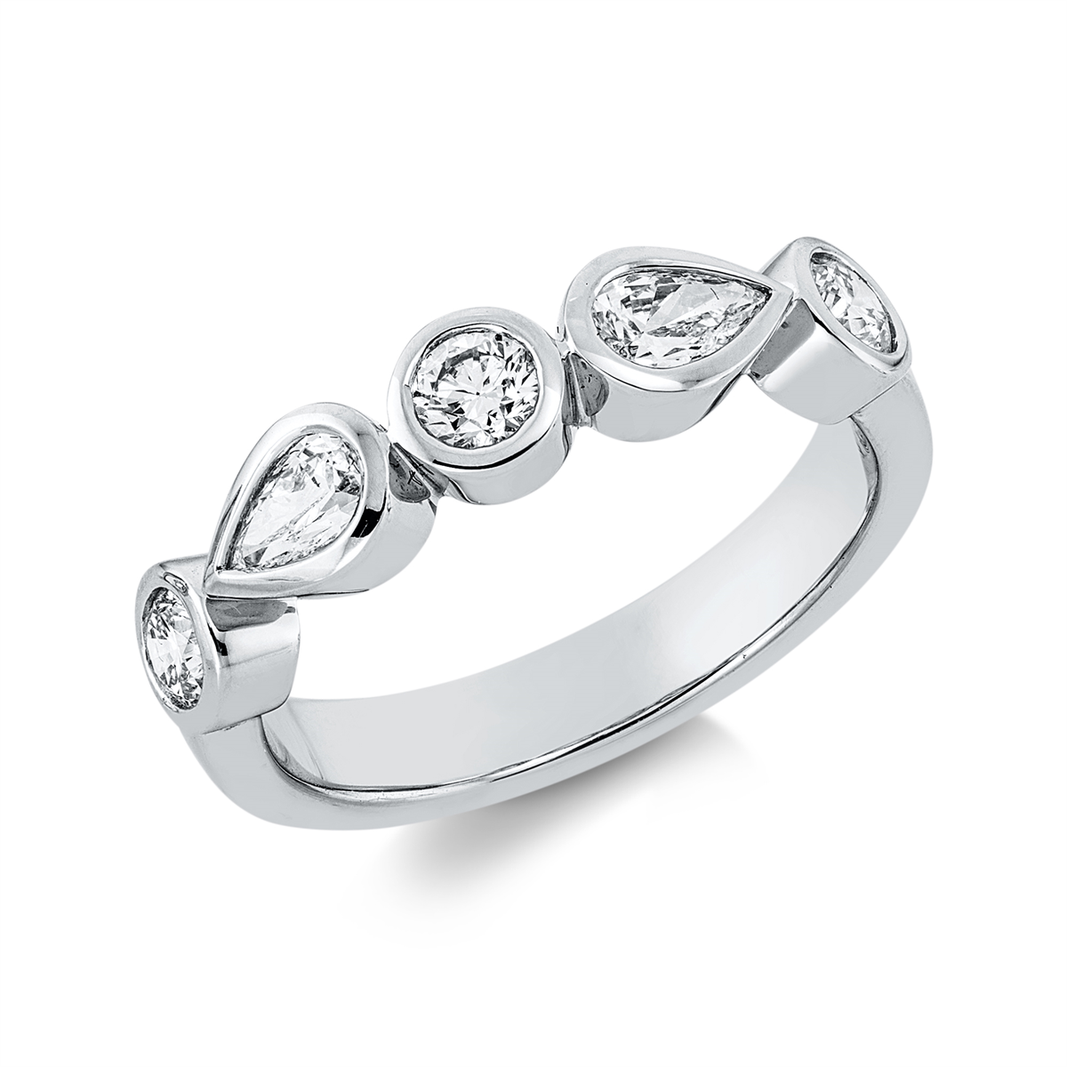 Mehrfachsteinbesatz Ring - 1HG12