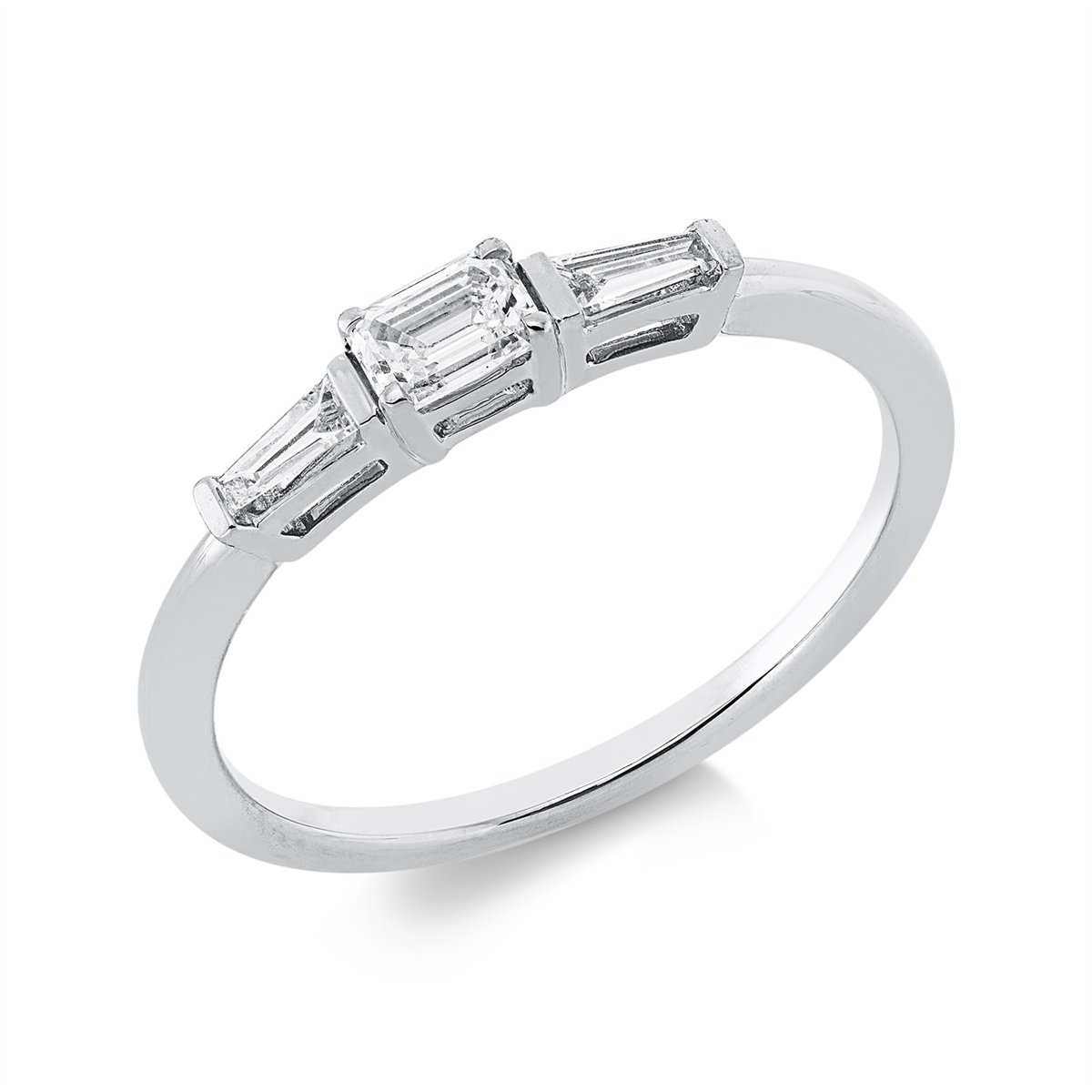 Solitaire mit Besatz Ring - 1HN11