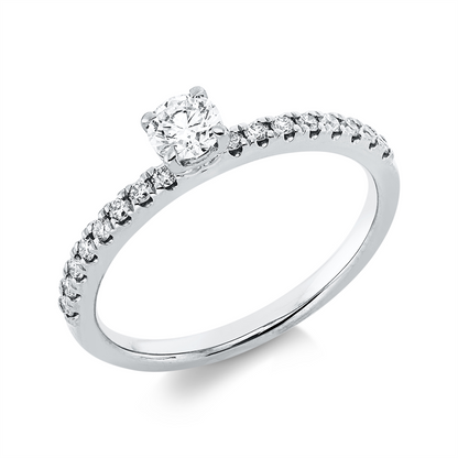 Solitaire mit Besatz Ring - 1HN17