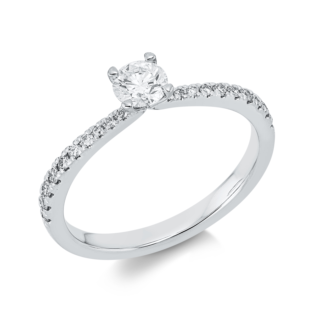 Solitaire mit Besatz Ring - 1HP11