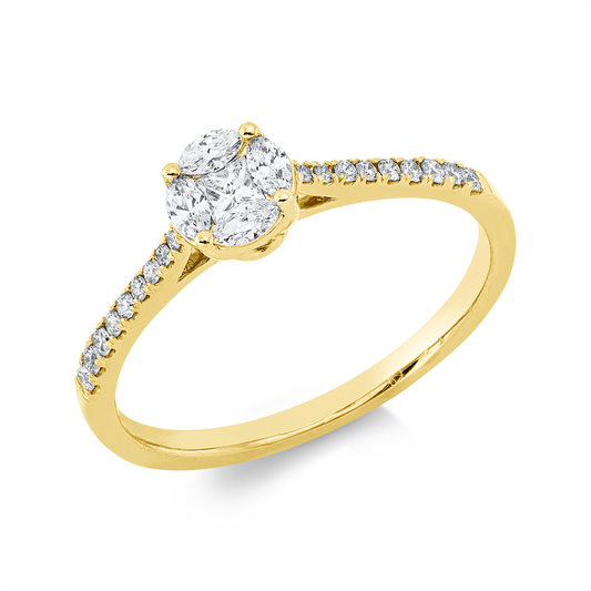 Baguette Illusion Ring - 1HP99