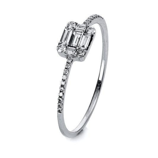 Baguette Illusion Ring - 1I977