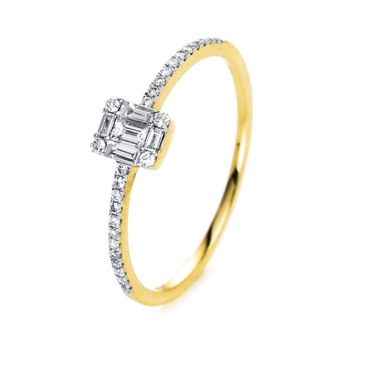 Baguette Illusion Ring - 1I978