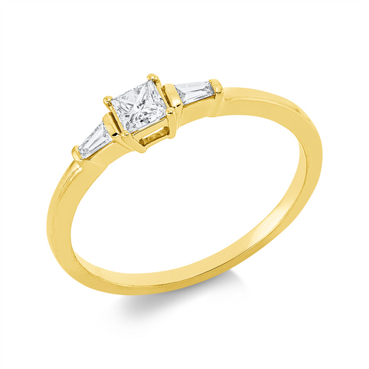Solitaire mit Besatz Ring - 1IE37
