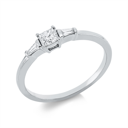 Solitaire mit Besatz Ring - 1IE37