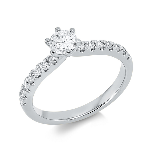 Solitaire mit Besatz Ring - 1IN51