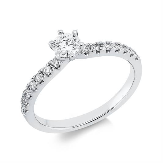 Solitaire mit Besatz Ring - 1IP37