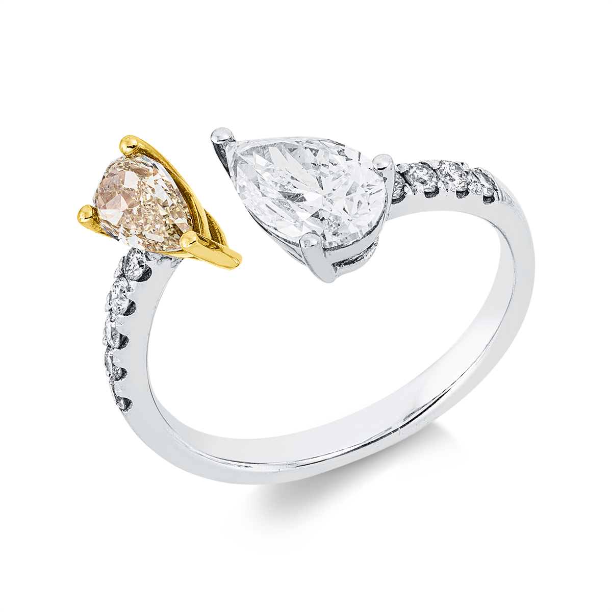 Farbiger Diamant Ring - 1IQ36
