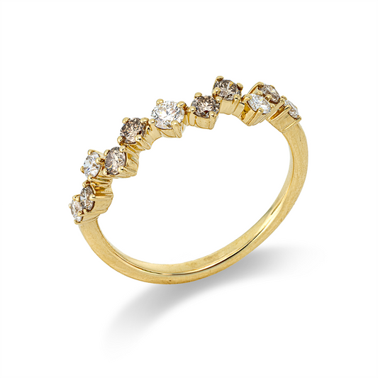 Farbiger Diamant Ring - 1IX59