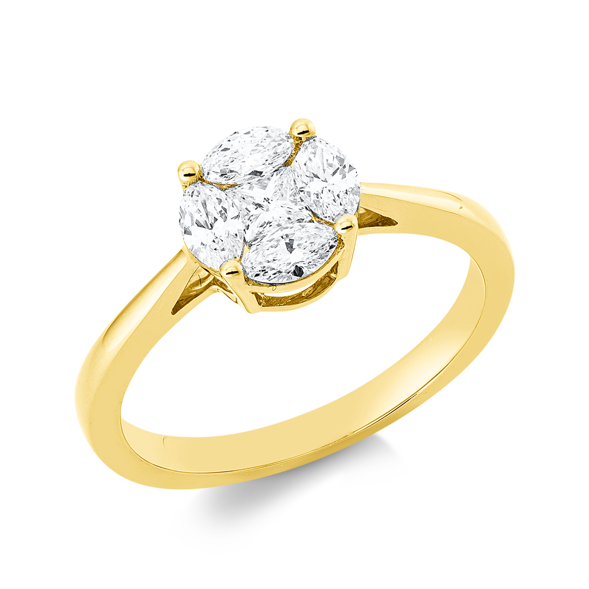 Baguette Illusion Ring - 1IZ36