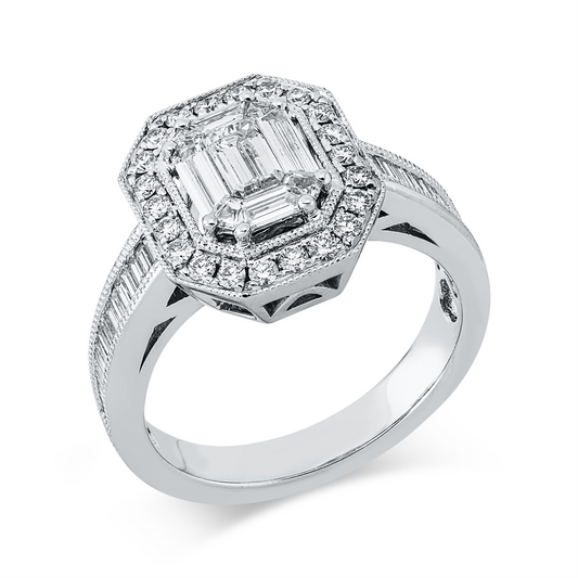 Baguette Illusion Ring - 1IZ38