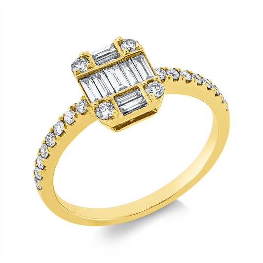 Baguette Illusion Ring - 1JD25