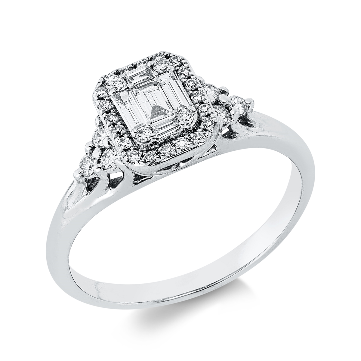 Baguette Illusion Ring - 1JD64