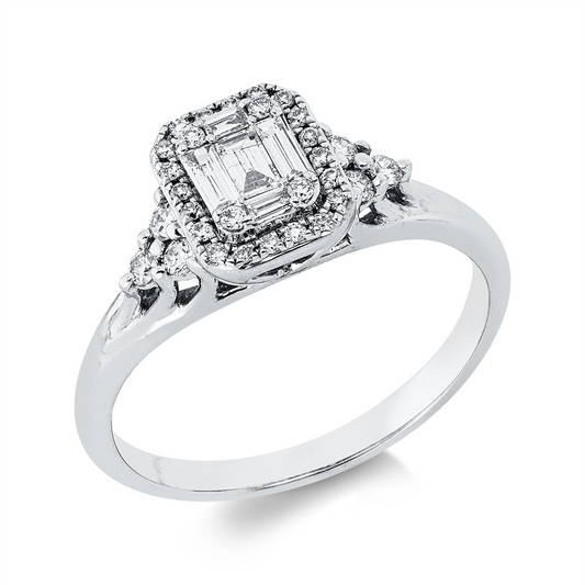 Baguette Illusion Ring - 1JD64