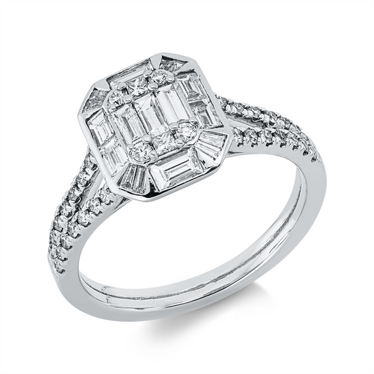 Baguette Illusion Ring - 1JD69