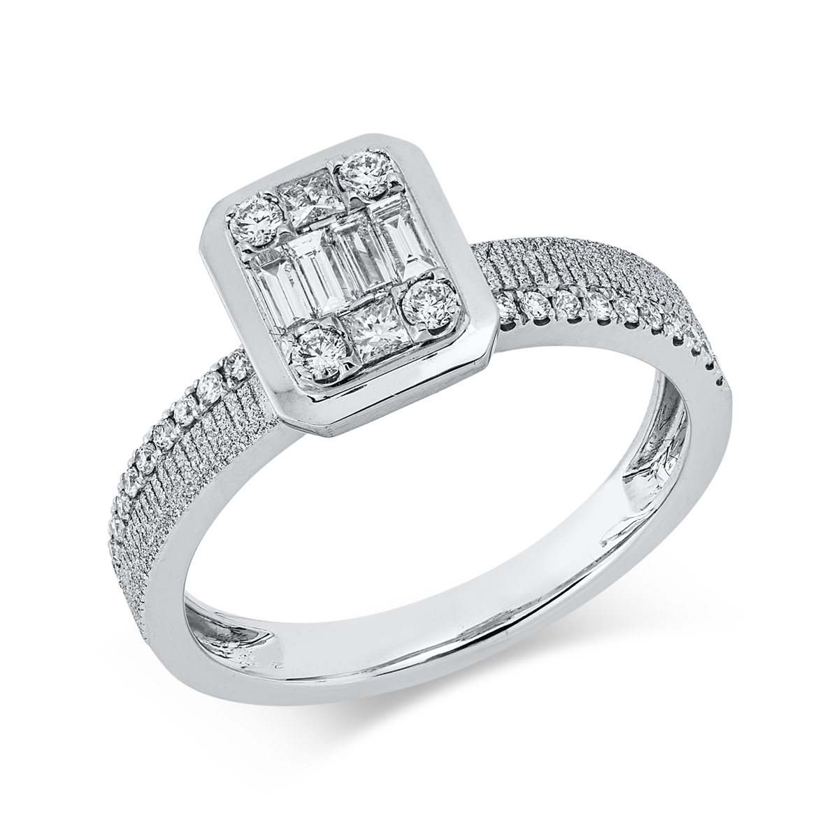 Baguette Illusion Ring - 1JE18