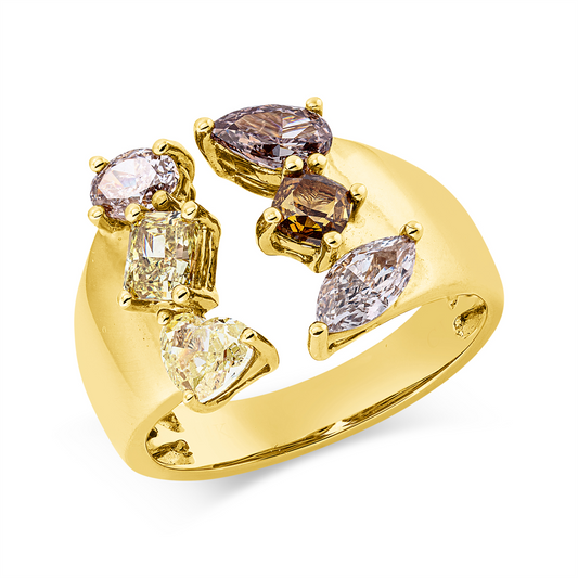 Farbiger Diamant Ring - 1JE47