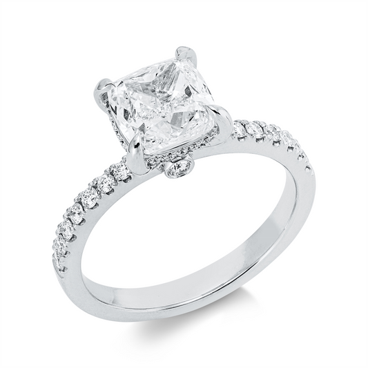 Solitaire mit Besatz Ring - 1JR40