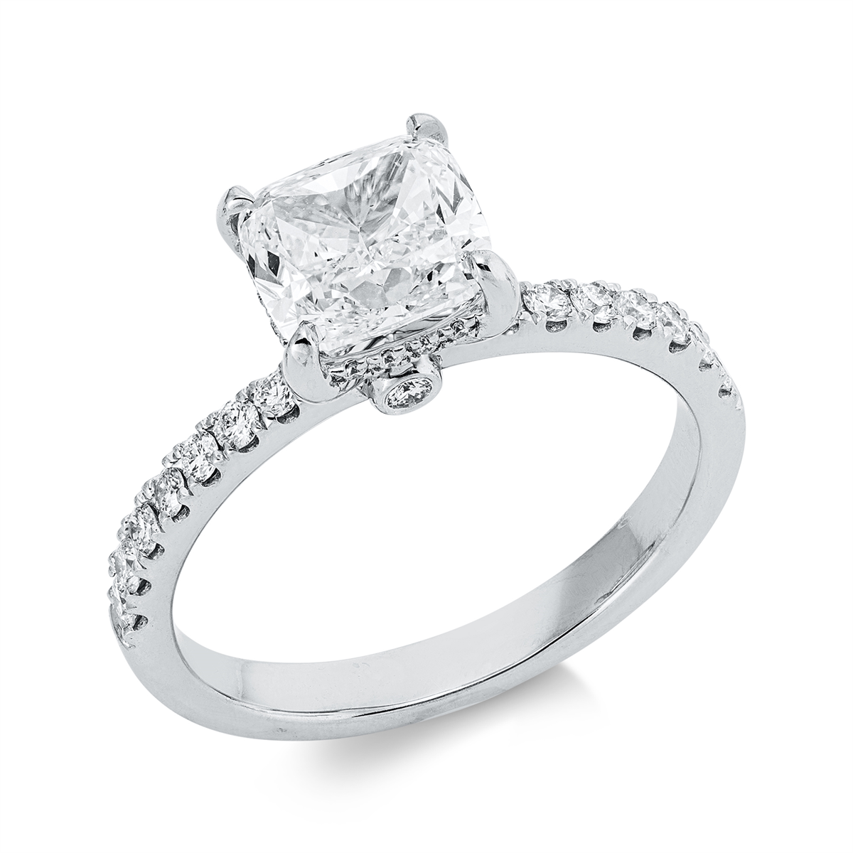 Solitaire mit Besatz Ring - 1JR41