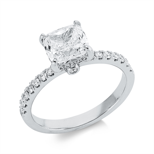 Solitaire mit Besatz Ring - 1JR41