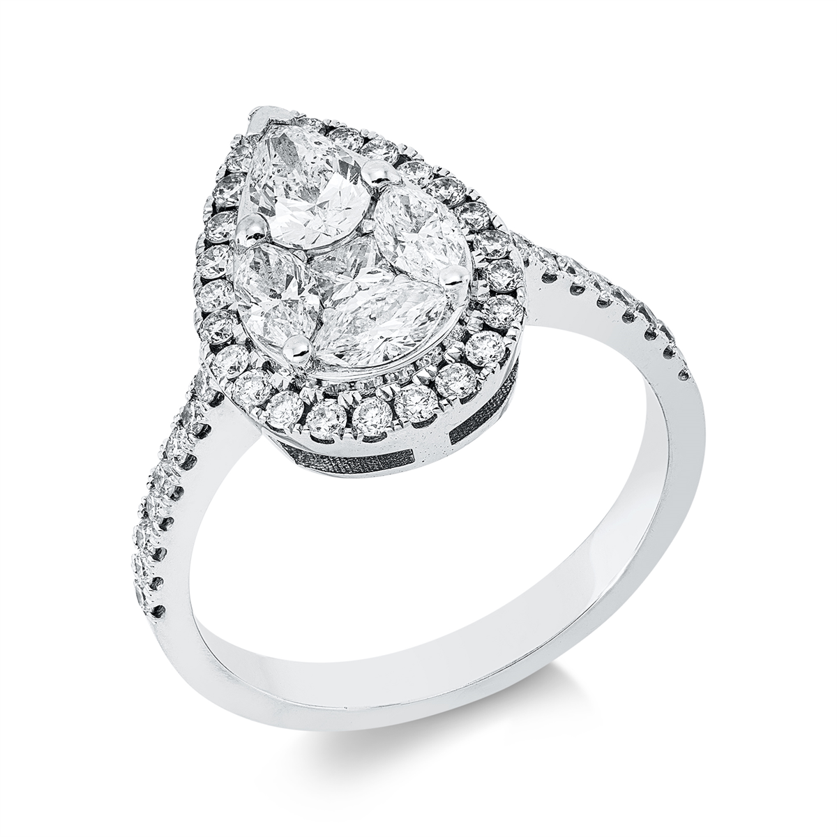 Baguette Illusion Ring - 1JT34