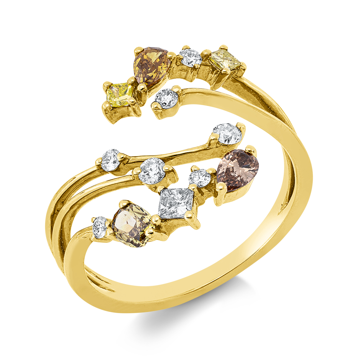 Farbiger Diamant Ring - 1JW83