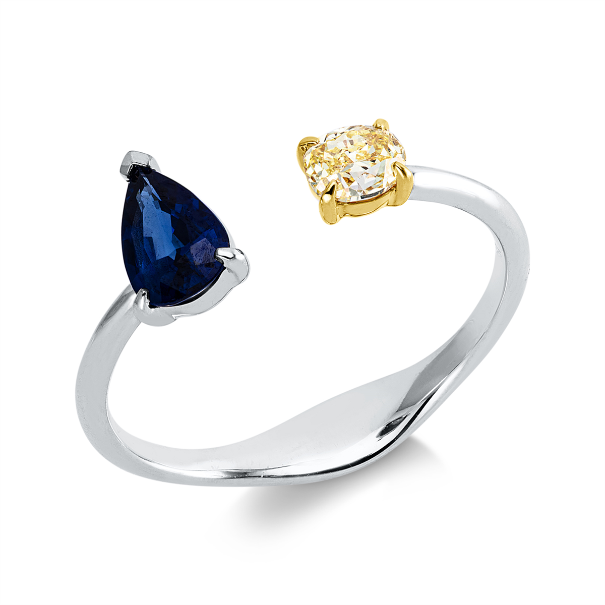 Farbiger Diamant Ring - 1JY54