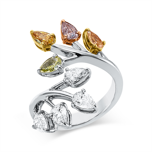 Farbiger Diamant Ring - 1KA79