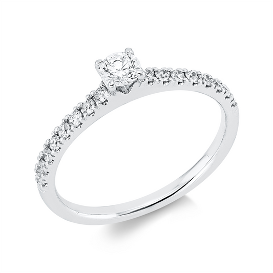 Solitaire mit Besatz Ring - 1KE55