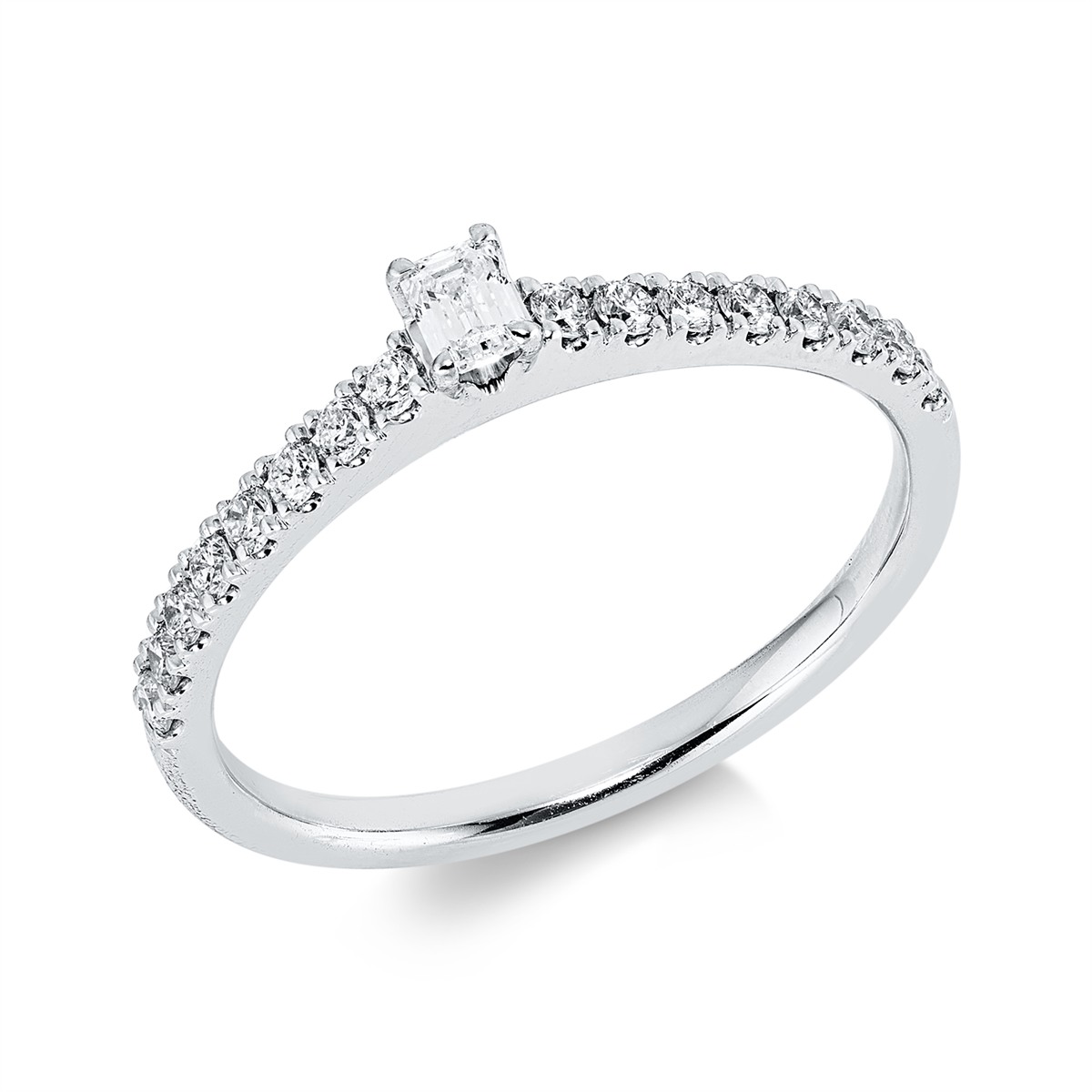 Solitaire mit Besatz Ring - 1KE71