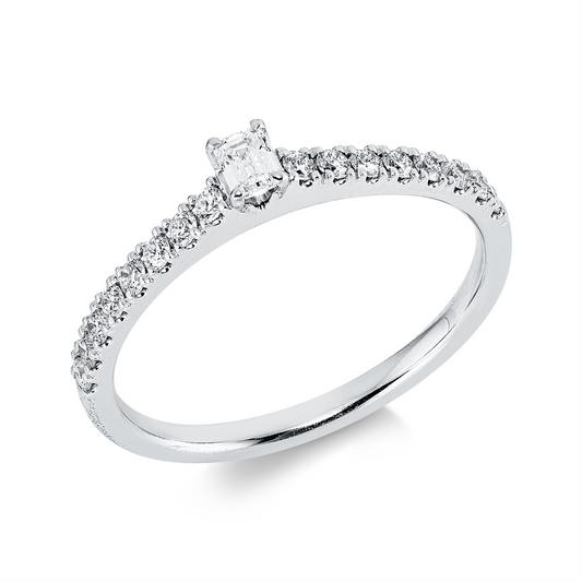 Solitaire mit Besatz Ring - 1KE71