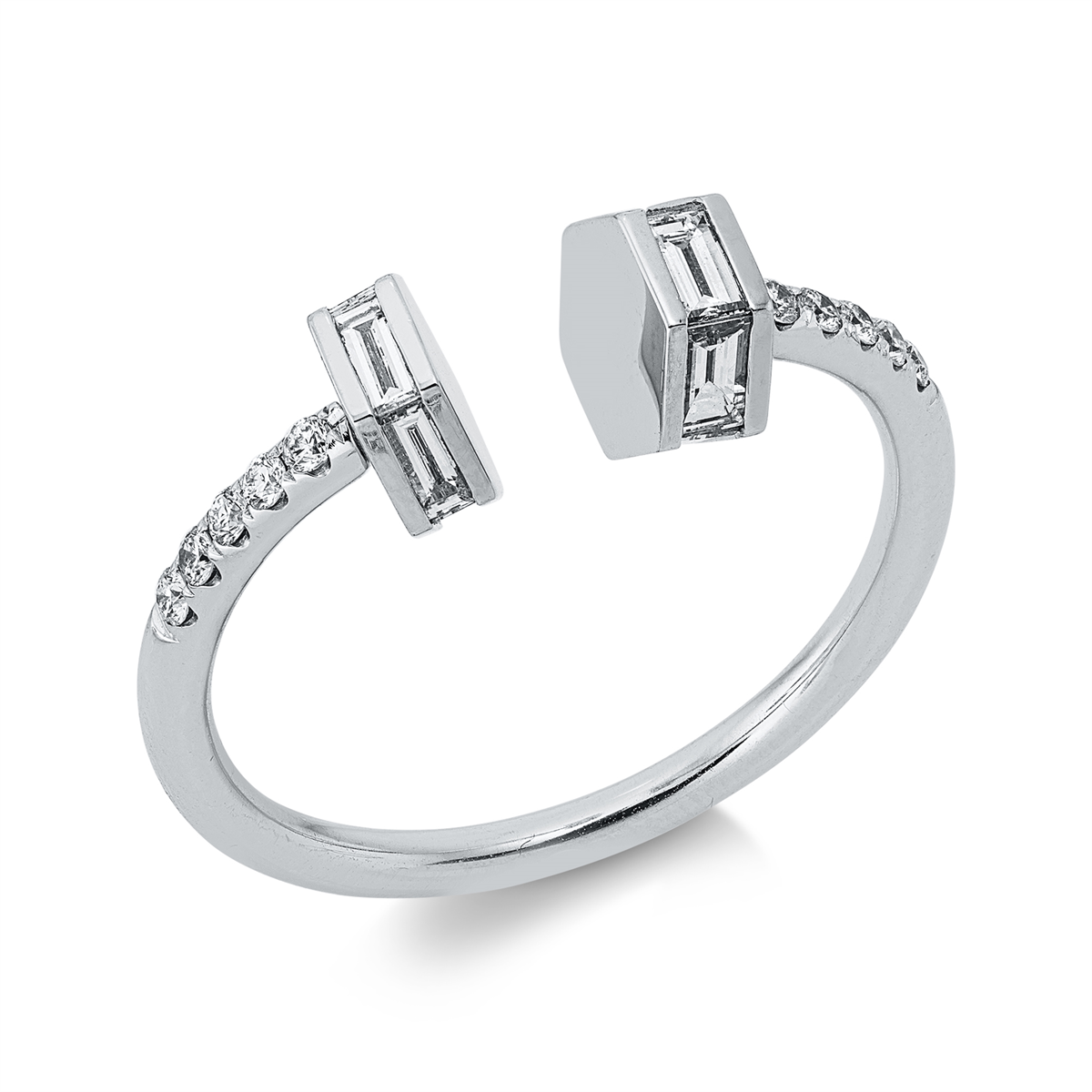 Mehrfachsteinbesatz Ring - 1KJ99