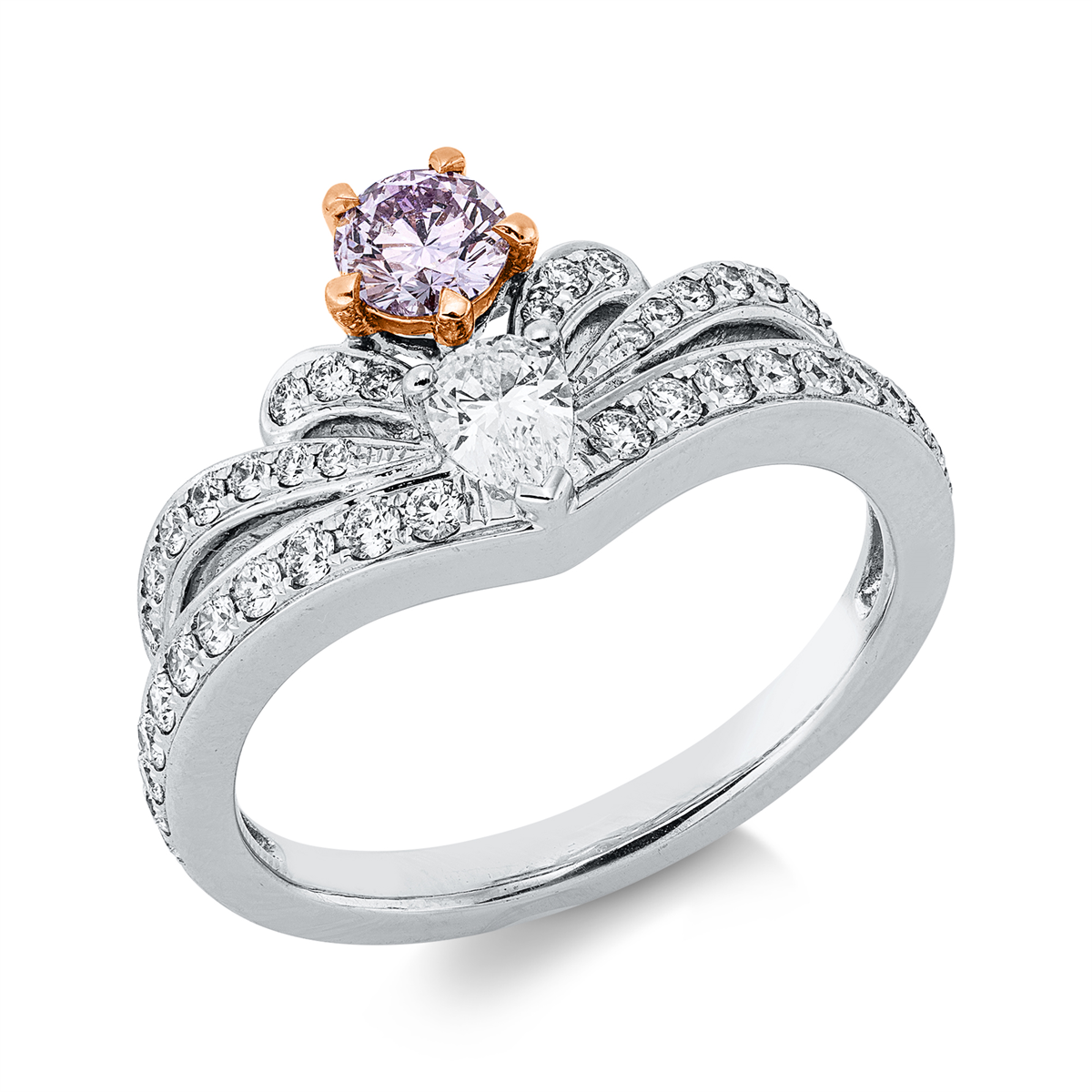 Farbiger Diamant Ring - 1KK32