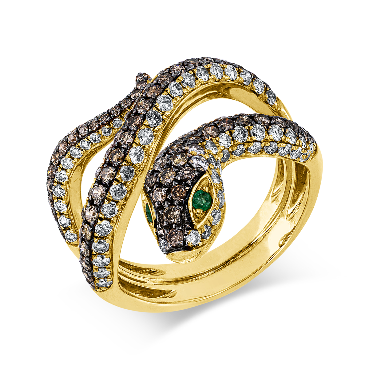 Mehrfachsteinbesatz Ring - 1KK73
