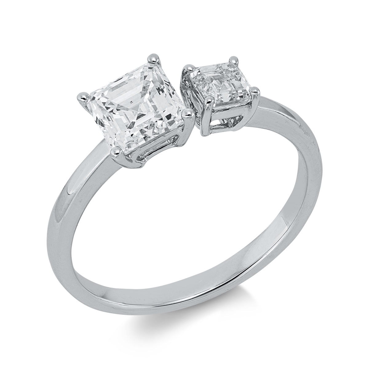 Solitaire mit Besatz Ring - 1KM23