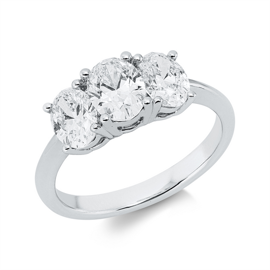 Solitaire mit Besatz Ring - 1KM30