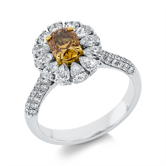 Farbiger Diamant Ring - 1KM41