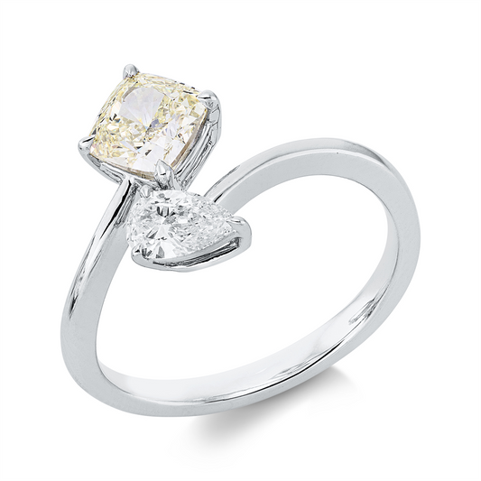 Farbiger Diamant Ring - 1KM53