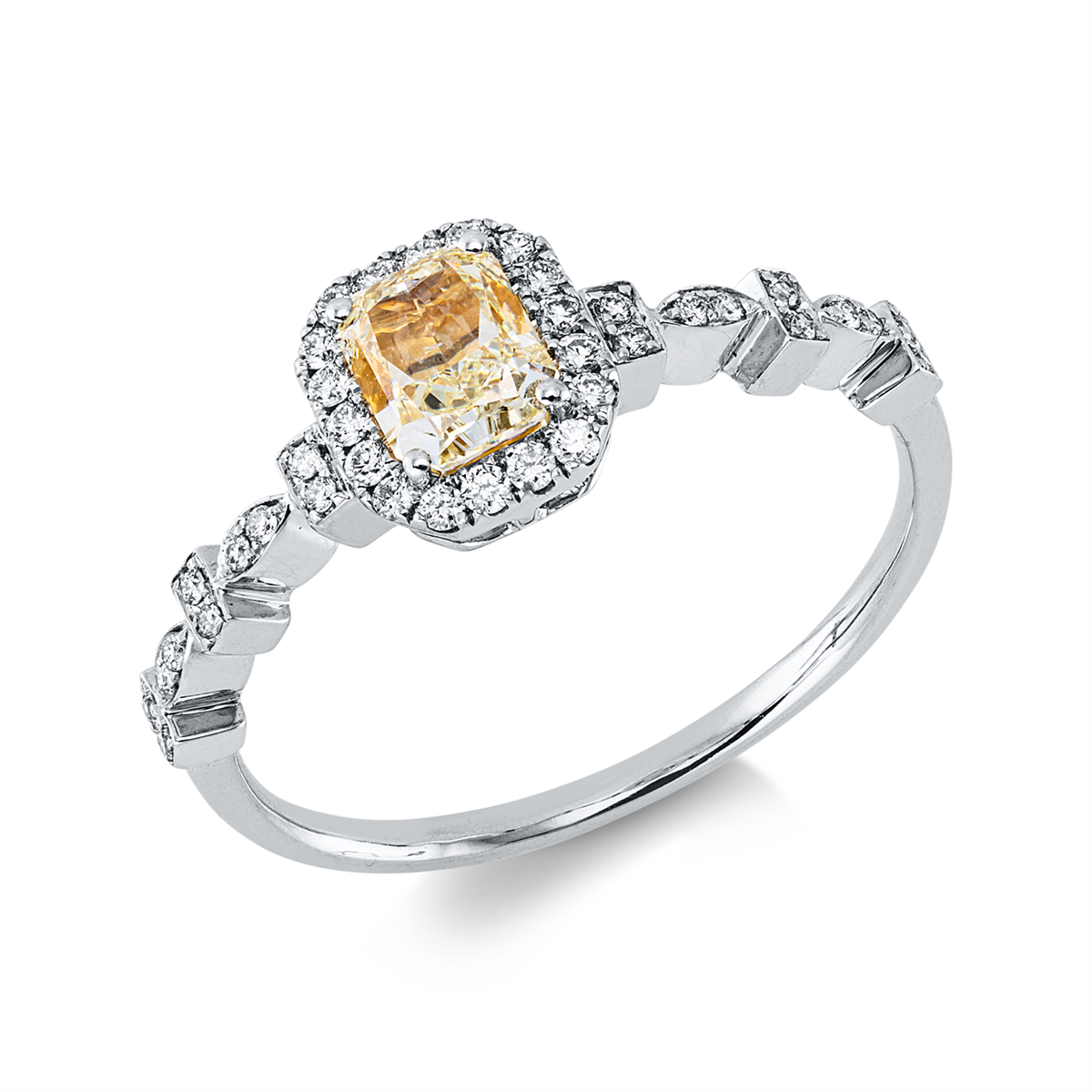 Farbiger Diamant Ring - 1KP24