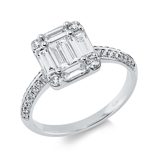 Baguette Illusion Ring - 1KP81